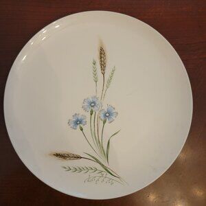 Prairie Flower Japan Oven-Proof Dinner Platter With Floral Design